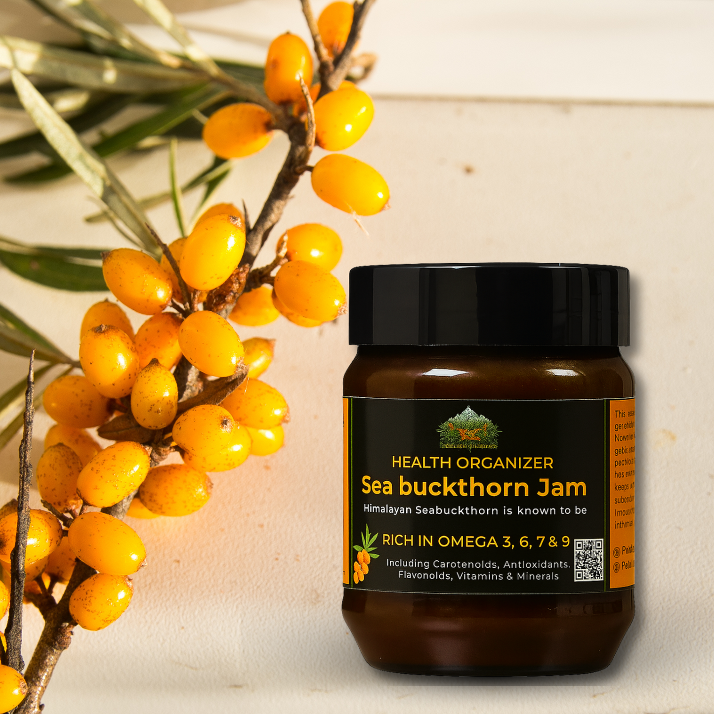 Organic Sea Buckthorn Jam – Superfruit Spread from Gilgit-Baltistan