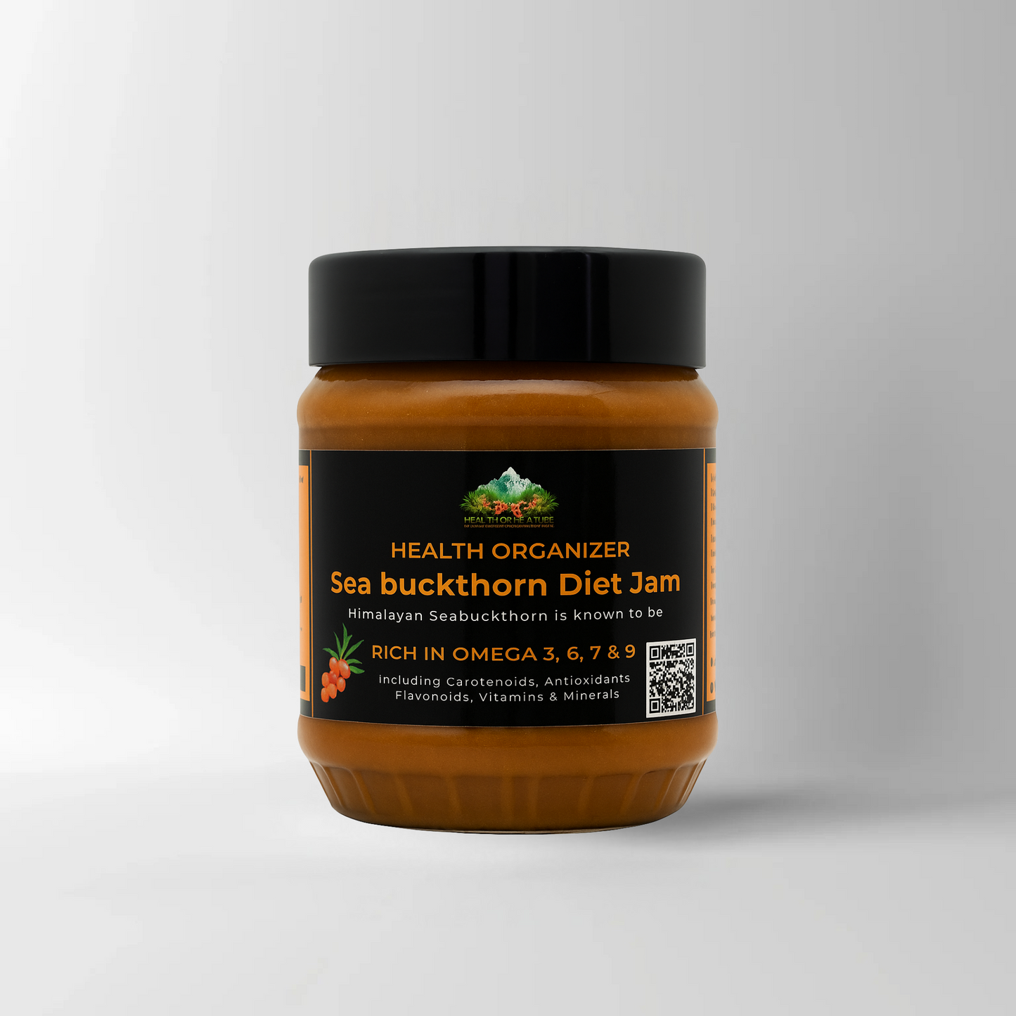 Sugar-Free Sea Buckthorn Diet Jam – Diabetic-Friendly Superfruit Spread from Gilgit-Baltistan