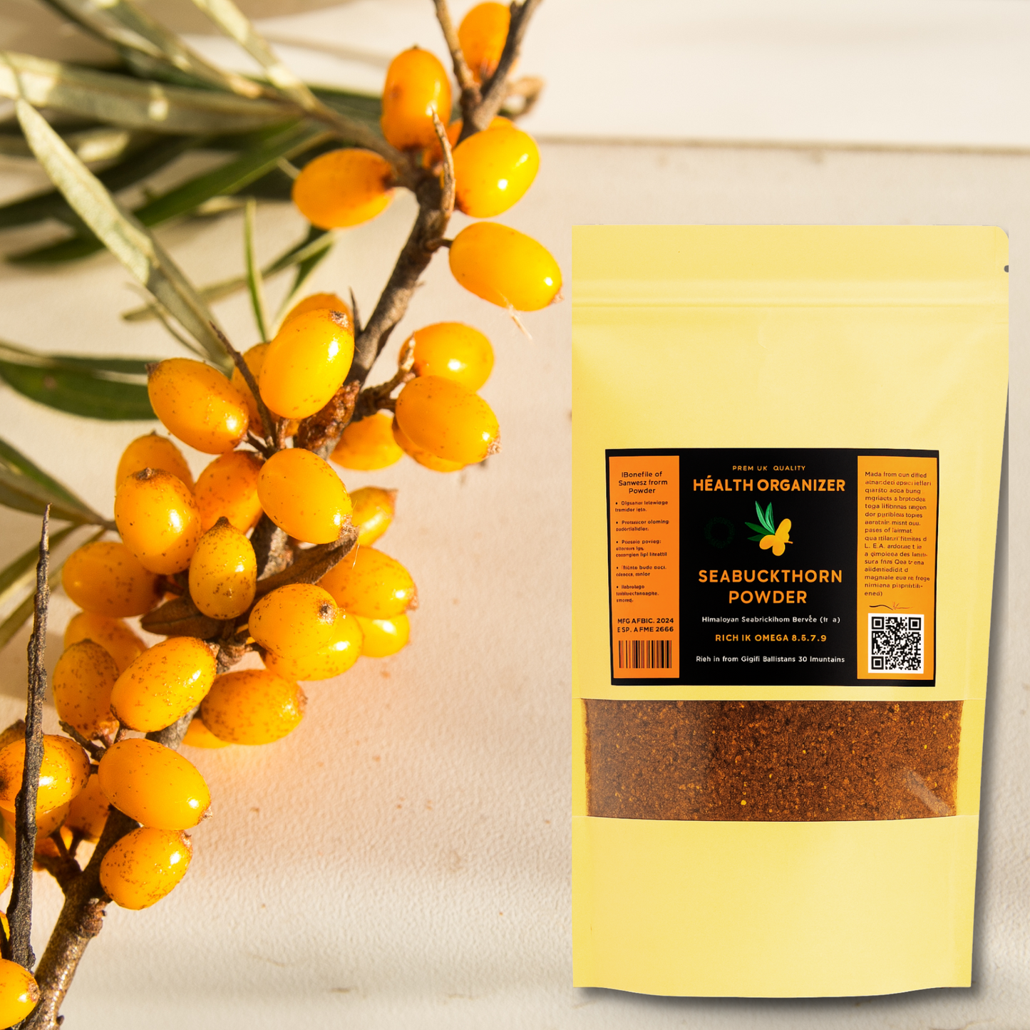 Sea Buckthorn Powder – 100% pure organic