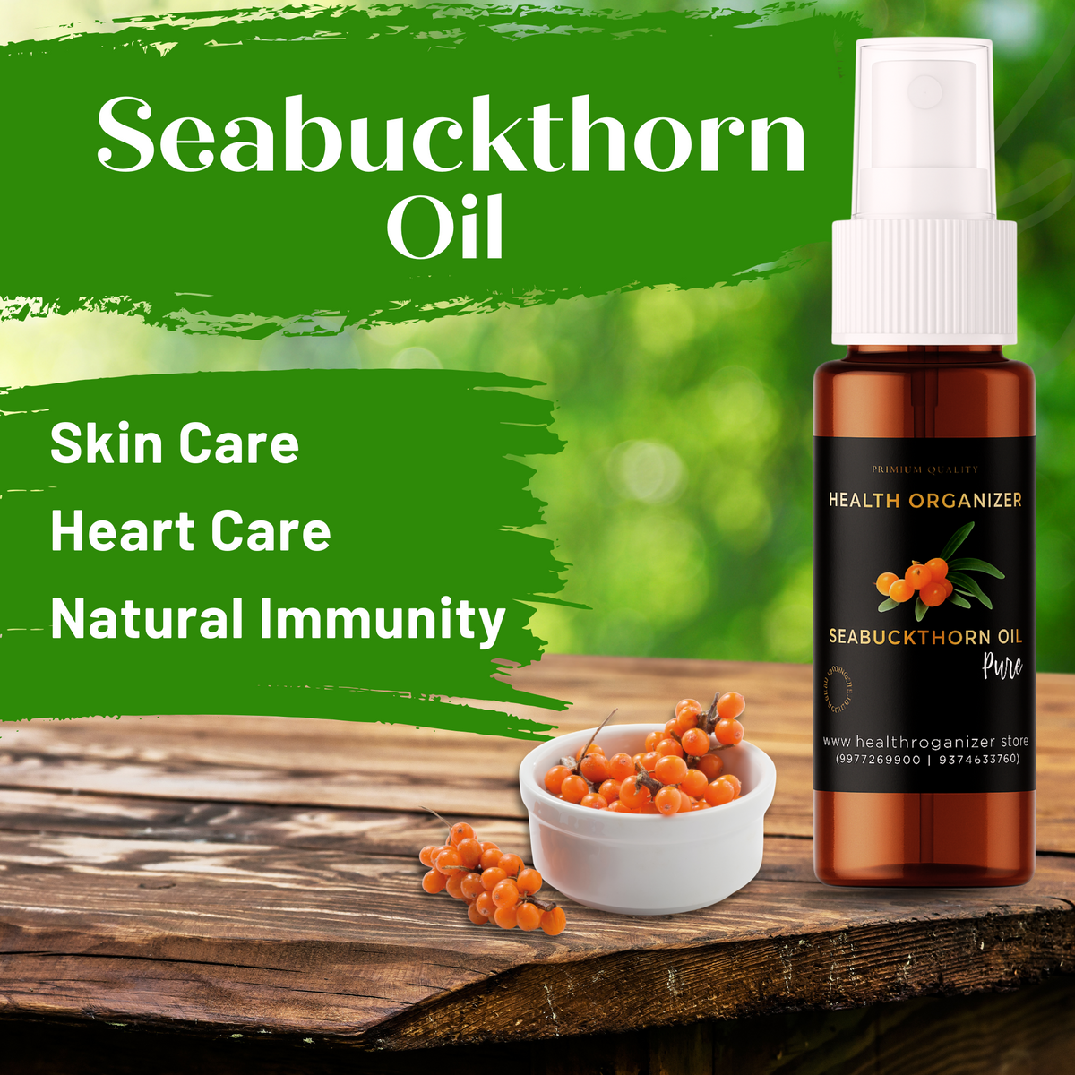 Sea Buckthorn Oil - 30/ 60 / 100 ml