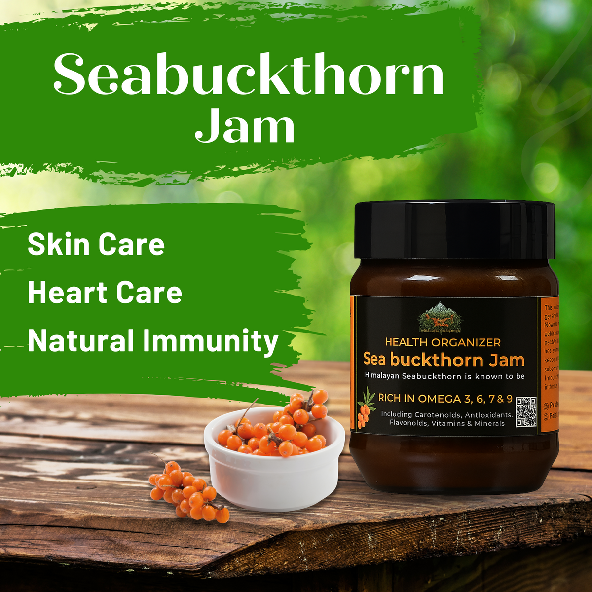 Organic Sea Buckthorn Jam – Superfruit Spread from Gilgit-Baltistan