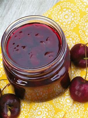 Health Organizer Premium Cherry Jam - All-Natural, High-Quality Organic Jam for Breakfast & Snacks Net weight 430 grams
