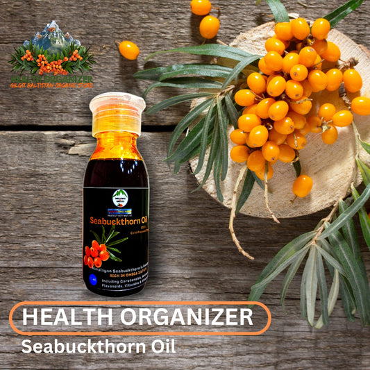 Sea Buckthorn Oil سی بکتھورن - Loaded With OMEGA 3,6,7,9 Anti Aging Properties Best For Blemishes & Hair Loss - 30/ 60 / 100 ml