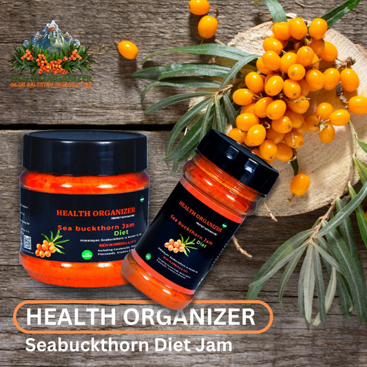 Health Organizer - Sugar-Free Premium Seabuckthorn Jam (DIET) Net weight 360 grams