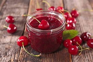 Health Organizer Premium Cherry Jam - All-Natural, High-Quality Organic Jam for Breakfast & Snacks Net weight 430 grams