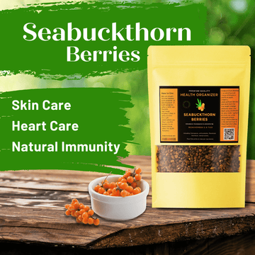 Himalayan Sea Buckthorn Dried Berries (Manually Cleaned) - Health Organizer Store