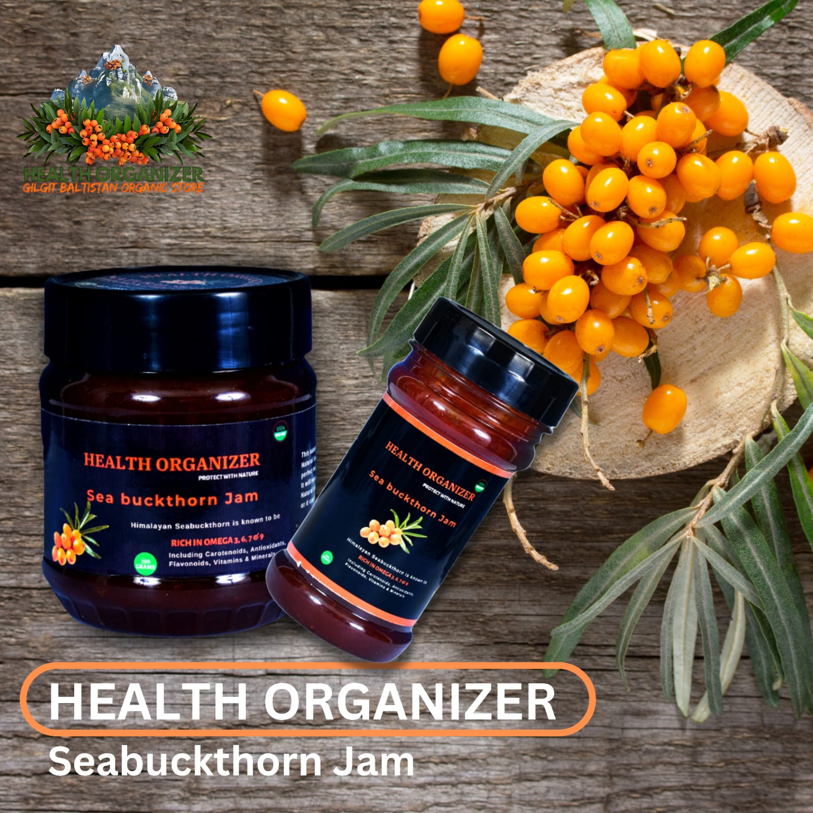 Organic Sea Buckthorn Jam – Gilgit-Baltistan Superfruit Spread | Buy in Pakistan - Health Organizer Store