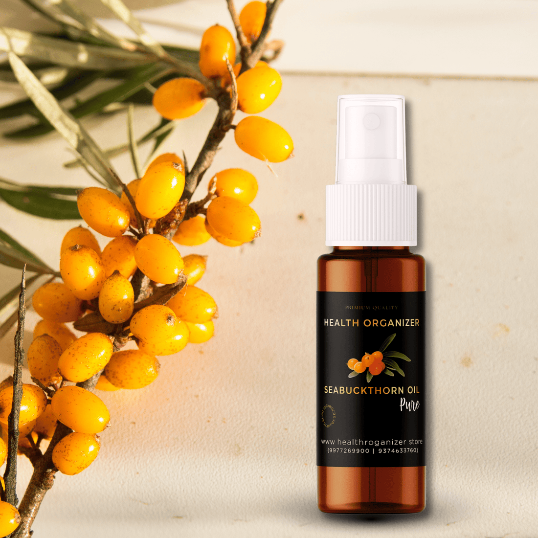 Sea Buckthorn Oil - 30/ 60 / 100 ml - Health Organizer Store
