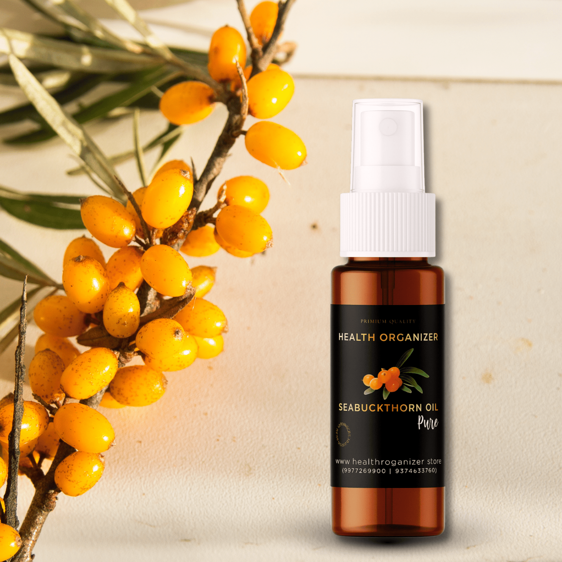 Sea Buckthorn Oil - 30/ 60 / 100 ml - Health Organizer Store