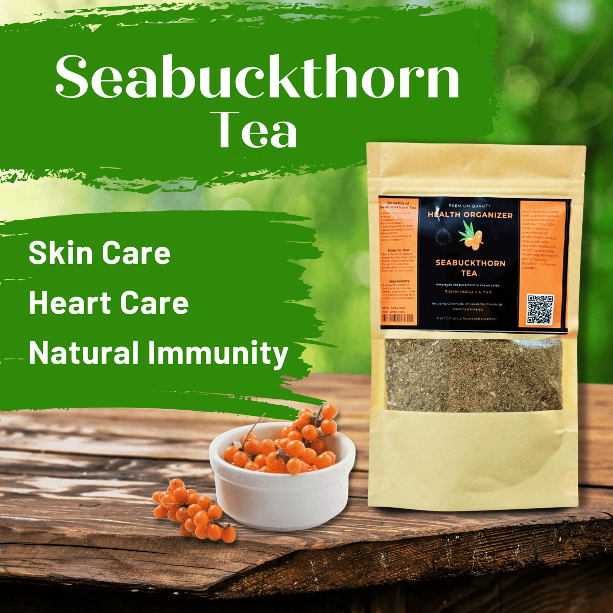 Sea Buckthorn Tea – Baltistani Traditional Herbal Tea | Buy in Pakistan - Health Organizer Store
