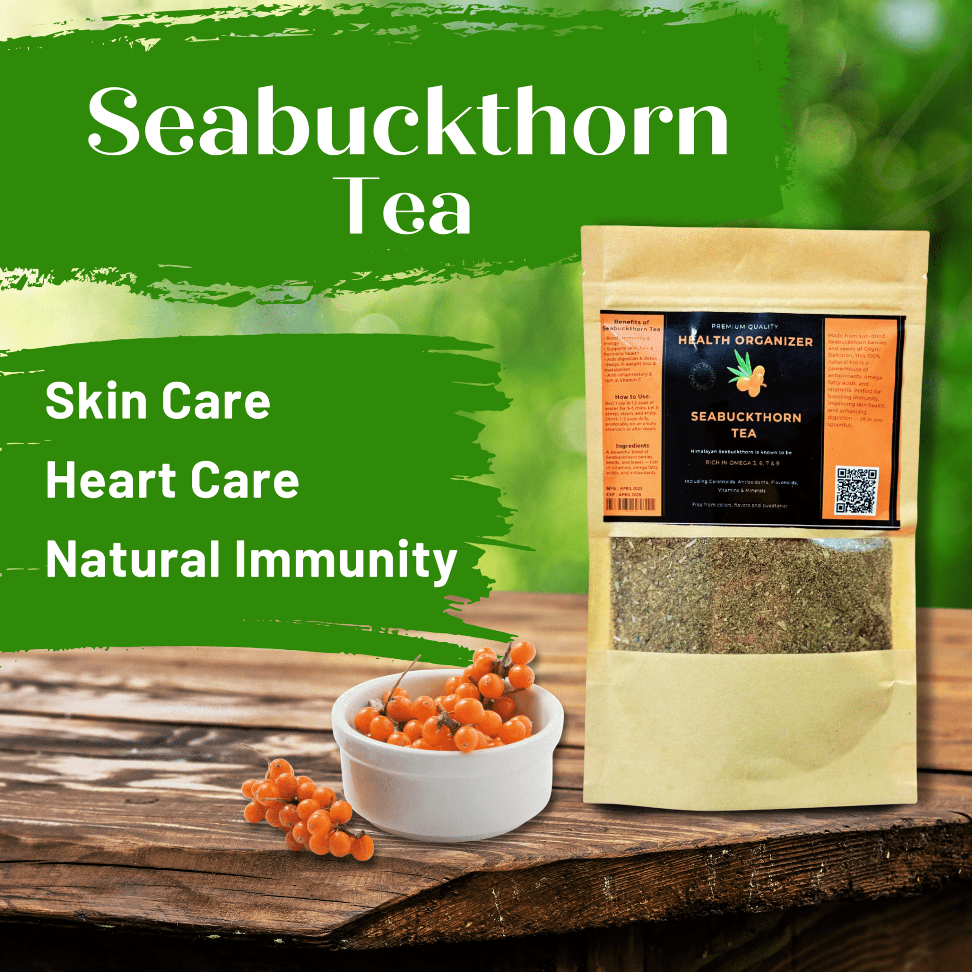 Sea Buckthorn Tea – Baltistani Traditional Herbal Tea | Buy in Pakistan - Health Organizer Store