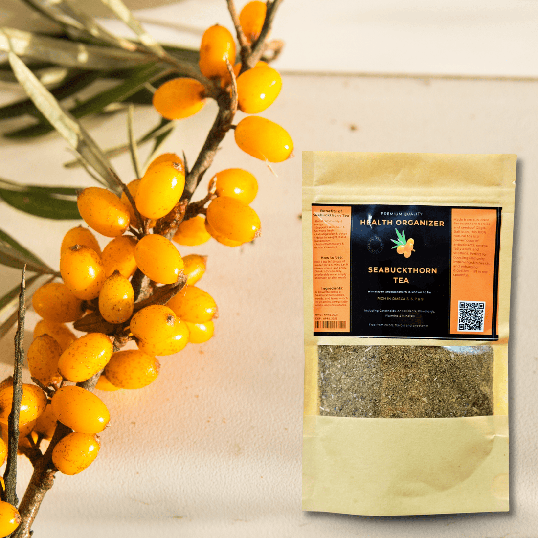 Sea Buckthorn Tea – Baltistani Traditional Herbal Tea | Buy in Pakistan - Health Organizer Store